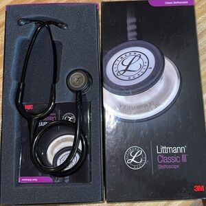 Littmann Classic III Stethoscope - Black on black